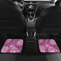 Hawaii Car Mats Magenta Polynesian Monstera Patterns - Polynesian Pride