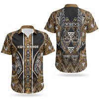 Aotearoa Kati Mamoe Couples Matching Mermaid Dress and Hawaiian Shirt Maori Brown Tribal Paua Shell Pattern DT05 - Polynesian Pride