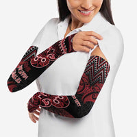 Personalised New Zealand Waitangi Day Arm Sleeves Te Tiriti O Waitangi 1840 - Polynesian Pride