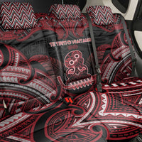 New Zealand Waitangi Day Back Car Seat Cover Te Tiriti O Waitangi 1840 - Polynesian Pride