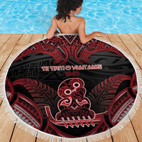 New Zealand Waitangi Day Beach Blanket Te Tiriti O Waitangi 1840 DT05 - Polynesian Pride