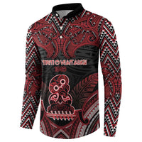 Personalised New Zealand Waitangi Day Button Sweatshirt Te Tiriti O Waitangi 1840 DT05 - Polynesian Pride