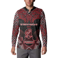 Personalised New Zealand Waitangi Day Button Sweatshirt Te Tiriti O Waitangi 1840 DT05 - Polynesian Pride
