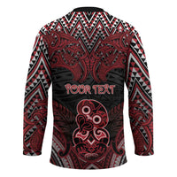 Personalised New Zealand Waitangi Day Hockey Jersey Te Tiriti O Waitangi 1840 - Polynesian Pride