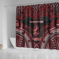 New Zealand Waitangi Day Shower Curtain Te Tiriti O Waitangi 1840 - Polynesian Pride