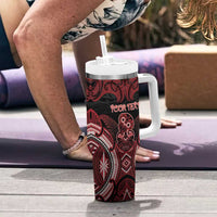 Personalised New Zealand Waitangi Day Tumbler With Handle Te Tiriti O Waitangi 1840 - Polynesian Pride