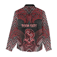 Personalised New Zealand Waitangi Day Women Casual Shirt Te Tiriti O Waitangi 1840 - Polynesian Pride