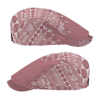 Fiji Marau na Kerisimasi Jeff Hat Dusty Rose Tagimoucia Tapa Masi Tribal - Polynesian Pride