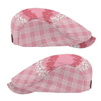 Hawaii Aloha Plumeria Lei Pink Palaka Jeff Hat - Polynesian Pride