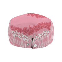 Hawaii Aloha Plumeria Lei Pink Palaka Jeff Hat - Polynesian Pride