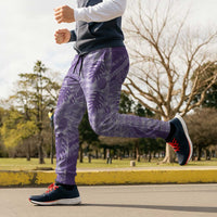 Hawaii Breadfruit Palaka Jogger Pants Poni Maile Lei - Polynesian Pride