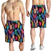 Hawaii Colorful Tropical Leaves Shorts for Men