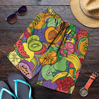 Hawaii Fruits Hippie Style Shorts for Men Vibrant Colorful LT01 Multicolor - Polynesian Pride