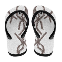 Hawaii Maile Lei Flip Flops Aloha The Grey Color