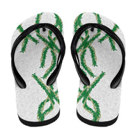 Hawaii Maile Lei Flip Flops Aloha White Color