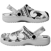 Hawaii Plumeria Lokelani Pikake Lei Clogs Shoes Ele'ele Polynesian Tattoo LT9 - Polynesian Pride