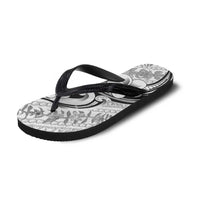 Hawaii Plumeria Lokelani Pikake Lei Flip Flops Ele'ele Polynesian Tattoo