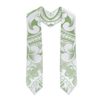 Hawaii Plumeria Lokelani Pikake Lei Graduation Stole Oma'oma'o Polynesian Tattoo