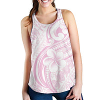 Hawaii Plumeria Lokelani Pikake Lei Women Racerback Tank Poni Mama Polynesian Tattoo