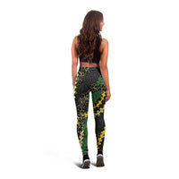 Hawaii Puakenikeni - Maile Lei Leggings Obsidian Black
