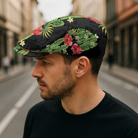 Hawaiian Hibiscus Plumeria Jeff Hat Tropical Leaves