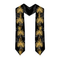 Hawaiian Honu And Surfboards Graduation Stole Gold Style