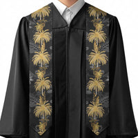 Hawaiian Honu And Surfboards Graduation Stole Gold Style