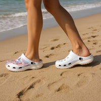 Hawaiian Kakau Tribal Sea Animals Tattoos Clogs Shoes Hawaii Flag Color Inspired