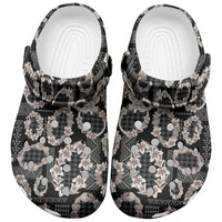Hawaiian Leis Clogs Shoes Kakau Tattoos and Palaka Pastel Grayscale