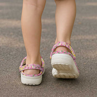 Hawaiian Leis Clogs Shoes Kakau Tattoos and Palaka Pastel Pink Color