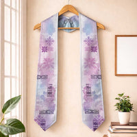 Hawaiian Quilt Graduation Stole Vintage Pattern Galaxy