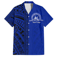Tupou College Hawaiian Shirt Half Version Black