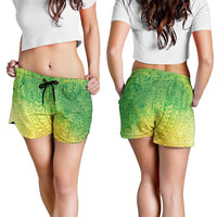 Hawaiian Turtles and Leis Shorts for Women Tribal Kakau Pattern Fresh Summer Vibe LT03 - Polynesian Pride