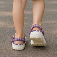 Hibiscus Pakala Sweetie Purple Clogs Shoes Tropical Floral Stylized - Polynesian Pride