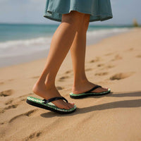 Ia Orana Tahiti Tiare Maori Seamless Style Flip Flops - Polynesian Pride