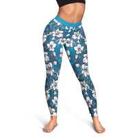 Karakarawa Bula Fiji Leggings Fijian Tapa Seamless Hibiscus - Polynesian Pride