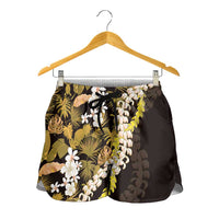 Kula Aloha Hawaii Lei Shorts for Women Tropical Flowers Elegant Vibe - Polynesian Pride