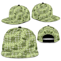 Lime Palaka Hawaii Cowboy Snapback Cap Puakenikeni Lei Paniolo Papale Seamless Vibes - Polynesian Pride