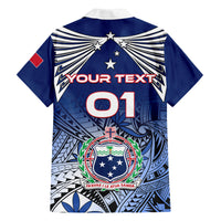 Custom Samoa Rugby Family Matching Summer Maxi Dress and Hawaiian Shirt Toa Samoa Myriad Patterns LT01 - Polynesian Pride