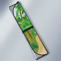 Hawaii Golf Christmas Auto Sun Shade Mele Kalikimaka Funny Golfer Santa LT01 - Polynesian Pride