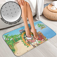 Hawaii Golf Christmas Bathroom Set Mele Kalikimaka Funny Golfer Santa LT01 - Polynesian Pride
