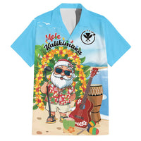Personalized Hawaii Golf Christmas Family Matching Mermaid Dress and Hawaiian Shirt Mele Kalikimaka Funny Golfer Santa - Polynesian Pride
