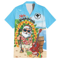 Personalized Hawaii Golf Christmas Family Matching Off Shoulder Maxi Dress and Hawaiian Shirt Mele Kalikimaka Funny Golfer Santa - Polynesian Pride