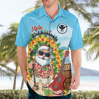 Personalized Hawaii Golf Christmas Hawaiian Shirt Mele Kalikimaka Funny Golfer Santa - Polynesian Pride