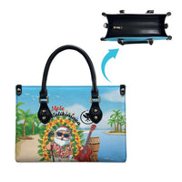 Hawaii Golf Christmas Leather Bag Mele Kalikimaka Funny Golfer Santa LT01 - Polynesian Pride