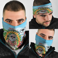 Hawaii Golf Christmas Neck Gaiter Mele Kalikimaka Funny Golfer Santa LT01 - Polynesian Pride