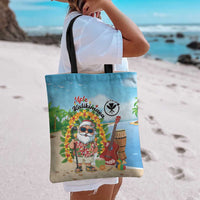 Hawaii Golf Christmas Tote Bag Mele Kalikimaka Funny Golfer Santa LT01 - Polynesian Pride
