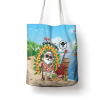Hawaii Golf Christmas Tote Bag Mele Kalikimaka Funny Golfer Santa LT01 - Polynesian Pride
