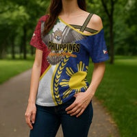 Personalized Philippines Cross Shoulder Shirt Filipino Araw ng Kalayaan LT01 - Polynesian Pride