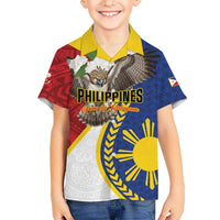 Personalized Philippines Family Matching Summer Maxi Dress and Hawaiian Shirt Filipino Araw ng Kalayaan LT01 Son's Shirt Multicolor - Polynesian Pride
